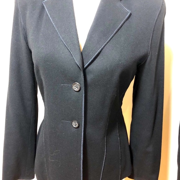 COPY - KS skirt/ jacket designer virgin wool.  Lined - Picture 2 of 8